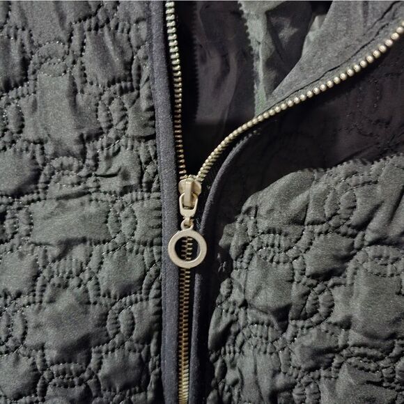 GREAT NORTHWEST INDIGO Black Quilted Vest Jacket - Size Large - Picture 6 of 8